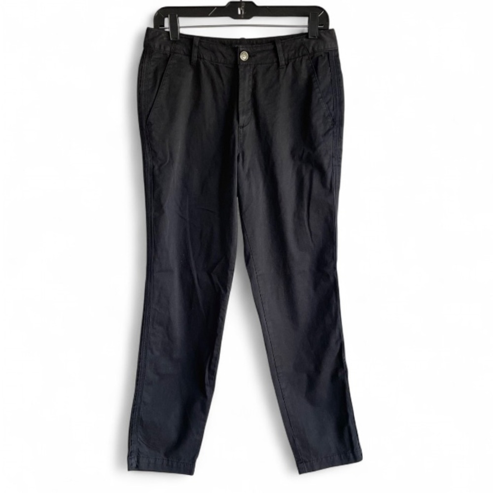 Quince Women's Black Skinny Cotton Pants Size 27